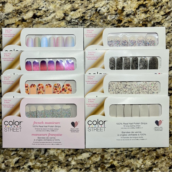 Color Street Other - NEW 8 Pack Color Street Nail Strips Bundle